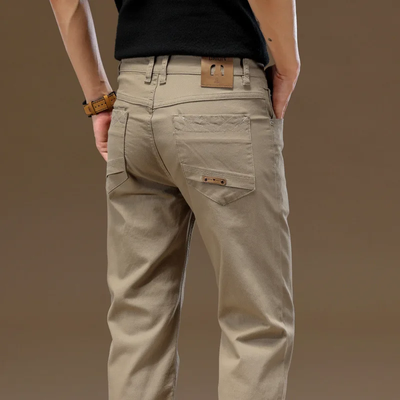 2024 Pure Cotton Casual Pants Men's Autumn Fashion All-Matching Simple Comfortable Slim Straight Business Long Pants
2024 Pure Cotton Casual Pants Men's Autumn Fashion All-Matching Simple Comfortable Slim Straight Business Long Pants