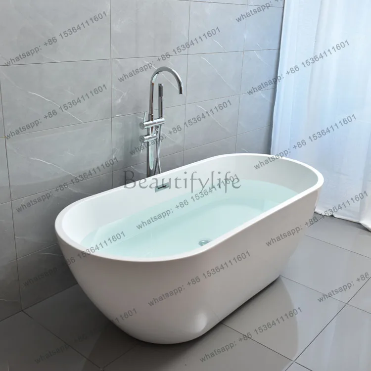 Acrylic freestanding oval egg type hotel homestay household bathtub
Acrylic freestanding oval egg type hotel homestay household bathtub