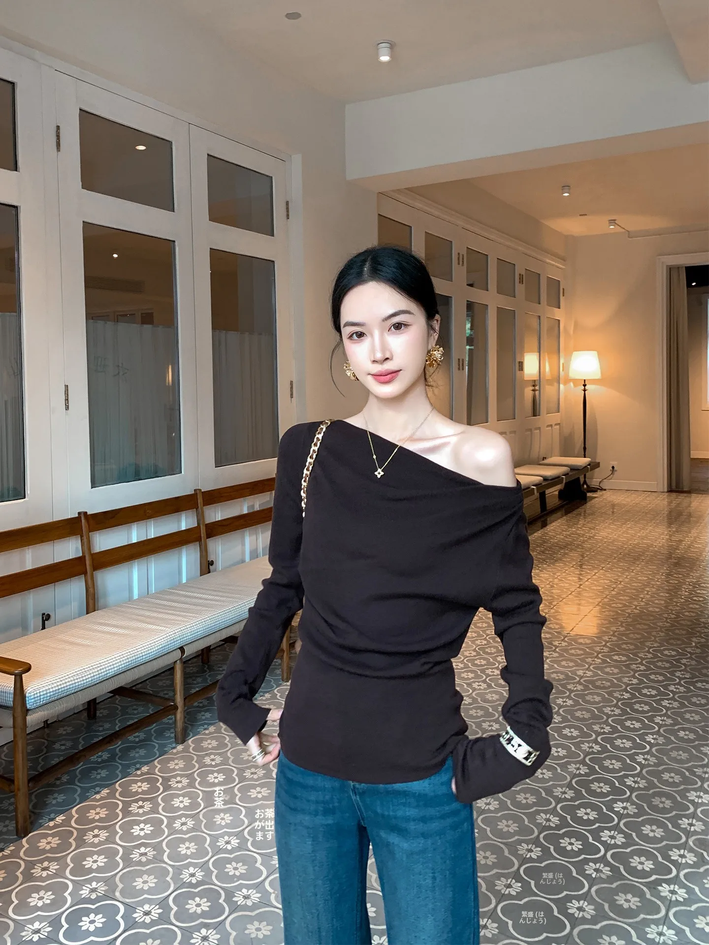 Binguo Women's Slim Fit Knitted Sweater One oulder Neline Early Spring Sle High Quali Base Layer irt Commute Sle
Binguo Women's Slim Fit Knitted Sweater One oulder Neline Early Spring Sle High Quali Base Layer irt Commute Sle