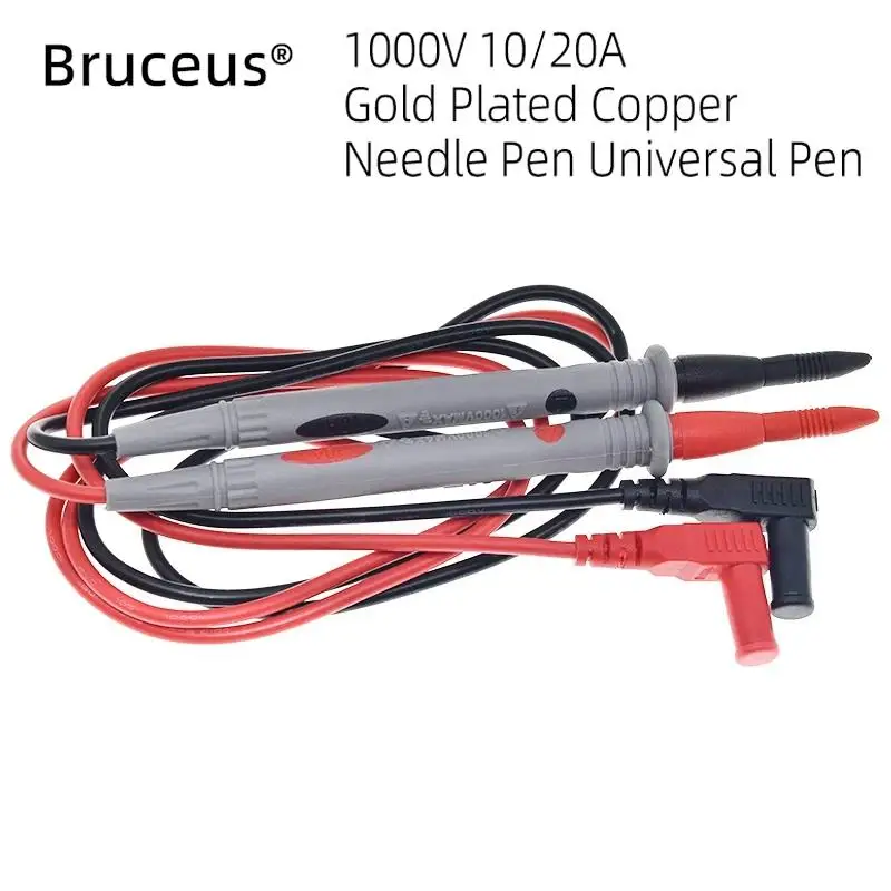 AC DC 1000V 20A 10A Multimeter Test Leads Universal Cable CAT III Measuring Probes Pen for Multi-Meter Tester Wire Tips
AC DC 1000V 20A 10A Multimeter Test Leads Universal Cable CAT III Measuring Probes Pen for Multi-Meter Tester Wire Tips