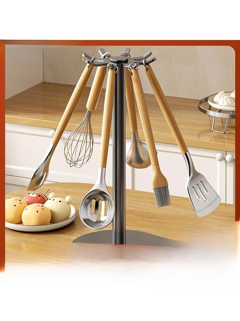 New Kitchen Rotating Hook No Drilling Utensil Storage Ra Countertop Multi Function Spatula Spoon Storage Holder Home Use
New Kitchen Rotating Hook No Drilling Utensil Storage Ra Countertop Multi Function Spatula Spoon Storage Holder Home Use
