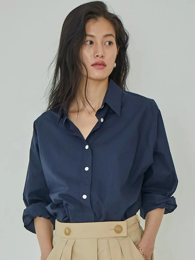 Women's Casual Cotton Shirt Spring Summer Loose Fit Long Sleeve Turn-down Collar Color Top Comfortable Breathable Moist...
Women's Casual Cotton Shirt Spring Summer Loose Fit Long Sleeve Turn-down Collar Color Top Comfortable Breathable Moist...
