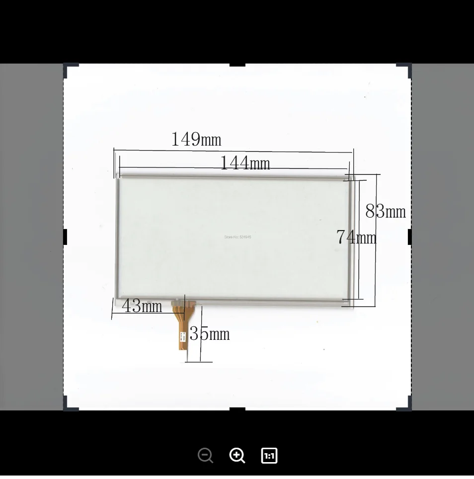 ZhiYuSun 6inch Touch Screen 149mm* 83mm on A061W01 LCDdisplay use GPS this is compatible
ZhiYuSun 6inch Touch Screen 149mm* 83mm on A061W01 LCDdisplay use GPS this is compatible