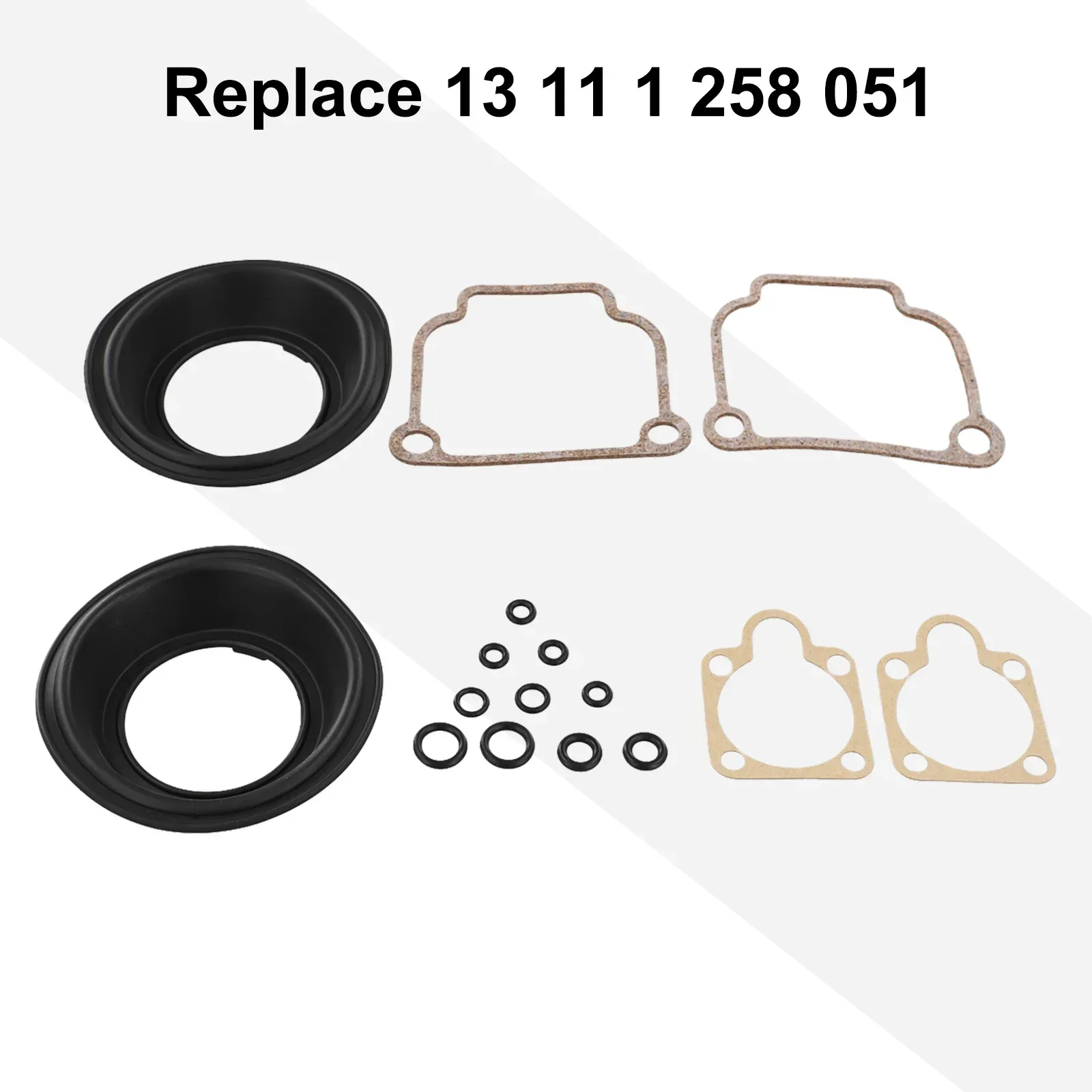 Ремкомплект карбюратора, диафрагмы, дроссельные прокладки и прокладки чаши для BMW R65 R75 R80 R90, воздушная головка CV, 32 мм BING Carb 13111258051
Ремкомплект карбюратора, диафрагмы, дроссельные прокладки и прокладки чаши для BMW R65 R75 R80 R90, воздушная головка CV, 32 мм BING Carb 13111258051