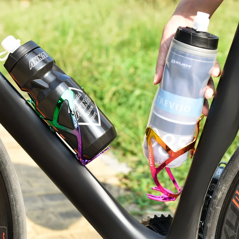 Integrated Molding Aluminum Alloy Bike Bottle Cage, Road Mountain Bicycle Water Cup Holder Convinient Bicycle Kettle Bracket
Integrated Molding Aluminum Alloy Bike Bottle Cage, Road Mountain Bicycle Water Cup Holder Convinient Bicycle Kettle Bracket