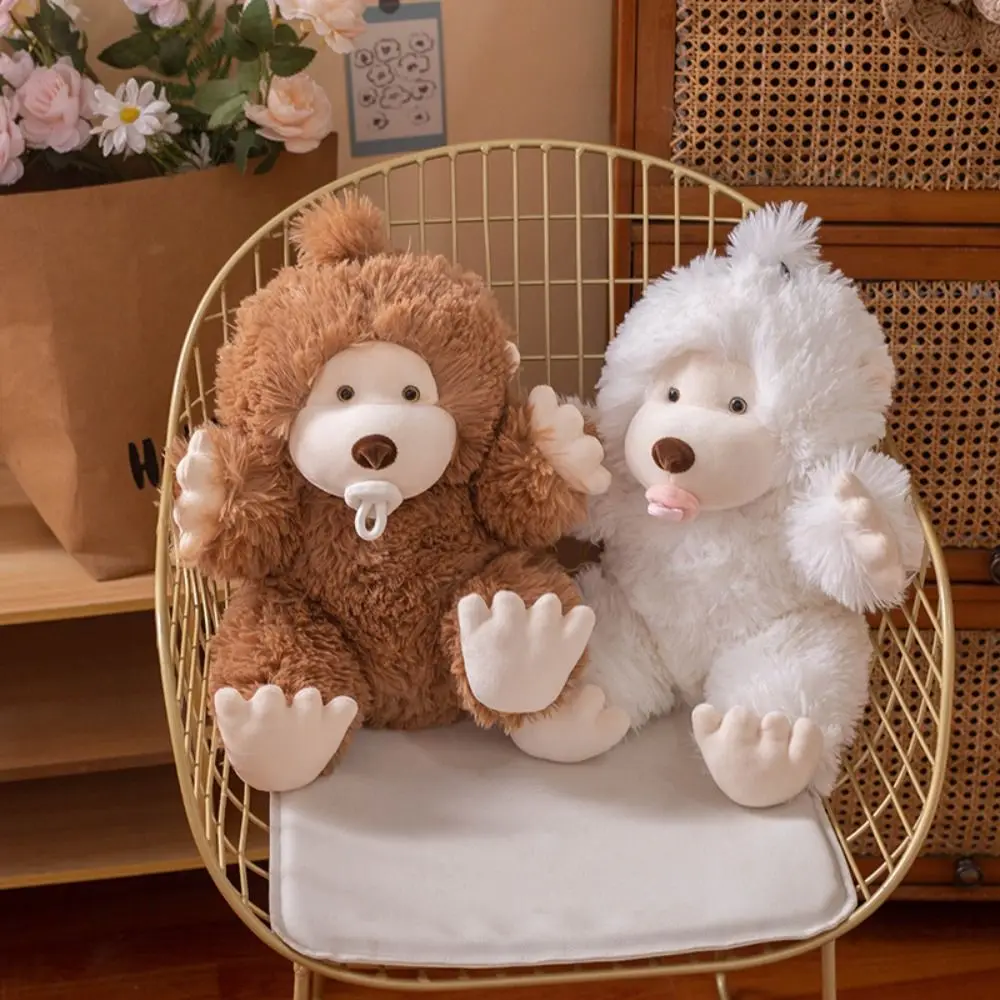 Fluffy Pacifier Monkey Plush Toy PP Cotton Stuffed Monkey Stuffed Doll Soft Cute Animal Monkey Doll Room Decoration
Fluffy Pacifier Monkey Plush Toy PP Cotton Stuffed Monkey Stuffed Doll Soft Cute Animal Monkey Doll Room Decoration