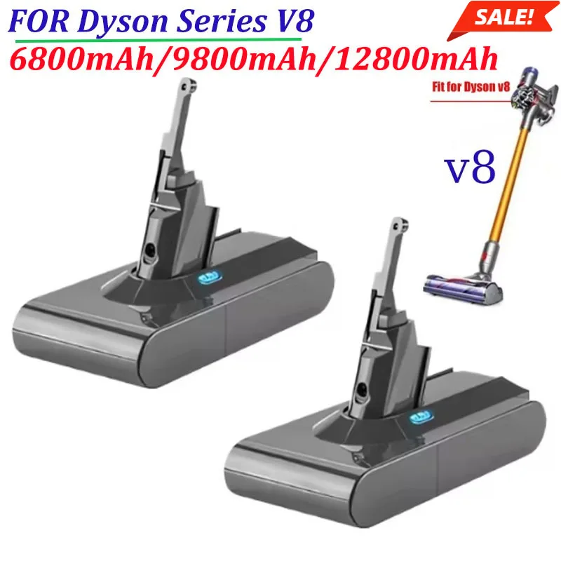 100% Original for Dyson V8 12800mAh 21.6V Battery for Dyson V8 Absolute/Fluffy/Animal Li-Ion Vacuum Cleaner Rechargeable Battery
100% Original for Dyson V8 12800mAh 21.6V Battery for Dyson V8 Absolute/Fluffy/Animal Li-Ion Vacuum Cleaner Rechargeable Battery