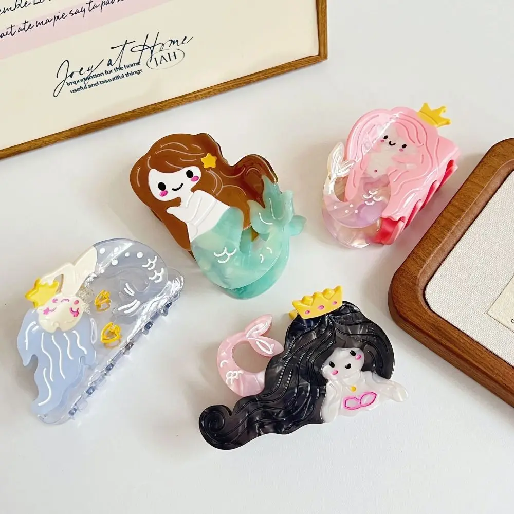 Funny Geometry Cartoon Mermaid Hair Claw Lovely Novetly Creative Hair Claw Ponytail Clip Acetic Acid Shark Clip Girls
Funny Geometry Cartoon Mermaid Hair Claw Lovely Novetly Creative Hair Claw Ponytail Clip Acetic Acid Shark Clip Girls