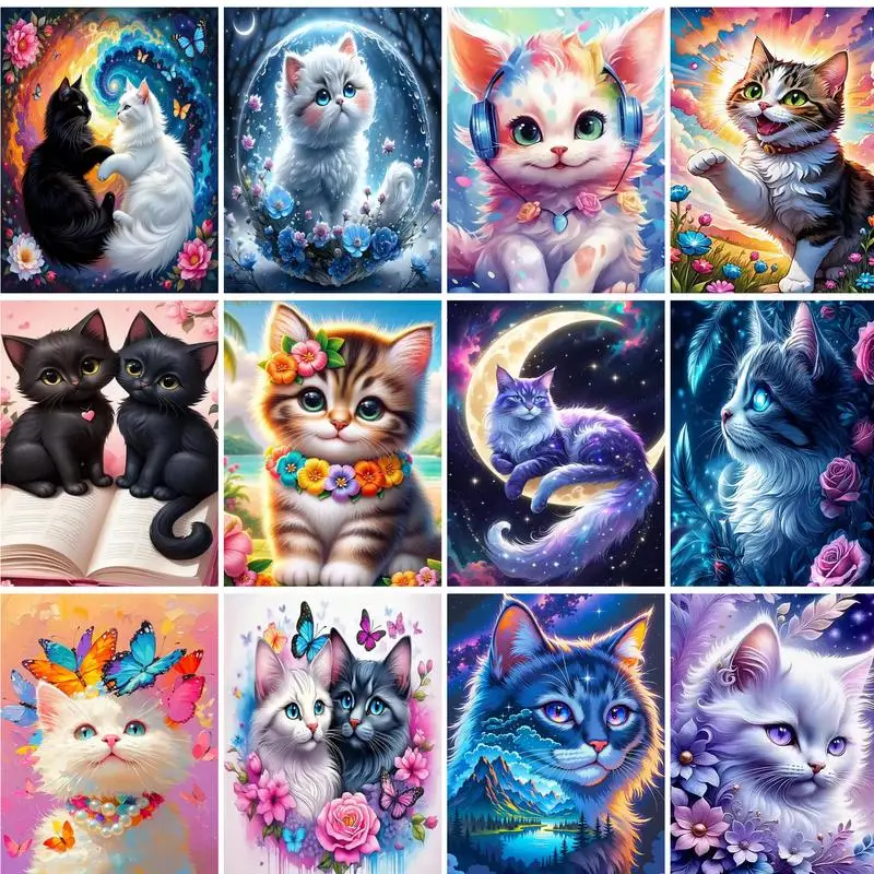 GATYZTORY Paint By Number Cat Drawing On Canvas Gift DIY Pictures By Numbers Animal Kits Hand Painted Painting Art Home Decor
GATYZTORY Paint By Number Cat Drawing On Canvas Gift DIY Pictures By Numbers Animal Kits Hand Painted Painting Art Home Decor