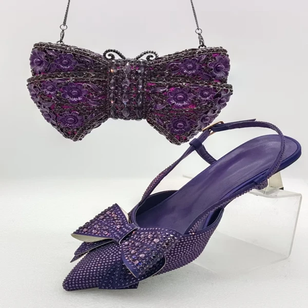 INSIGHTLINK Purple High Heels sandals and Bag Women Gems Dress Shoes Wedding stiletto Sandals Lady Bride high-heeled Shoes Bags
INSIGHTLINK Purple High Heels sandals and Bag Women Gems Dress Shoes Wedding stiletto Sandals Lady Bride high-heeled Shoes Bags