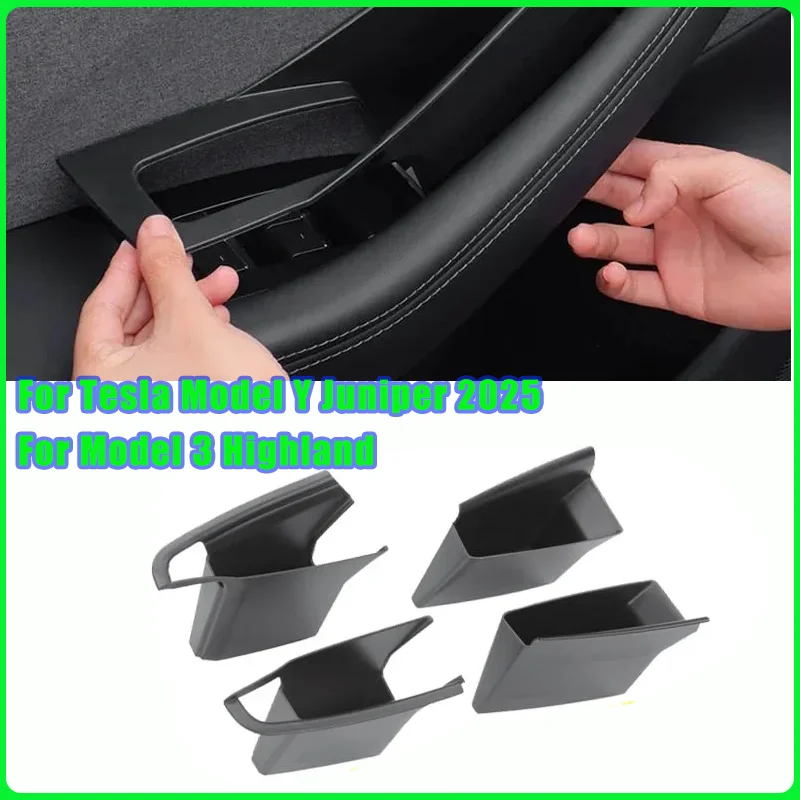 Ящик для хранения дверных ручек, внутренние аксессуары для Tesla Model Y Juniper 2025 Model 3 Highland, внутренняя ручка-органайзер, держатель для телефона
Ящик для хранения дверных ручек, внутренние аксессуары для Tesla Model Y Juniper 2025 Model 3 Highland, внутренняя ручка-органайзер, держатель для телефона