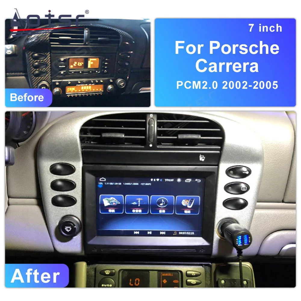 7-дюймовый автомобильный радиоприемник Android для Porsche 911 Carrera 2002-2005, автомобильный мультимедийный стереоплеер, GPS-навигация, блок Carplay, экран 4G Ai
7-дюймовый автомобильный радиоприемник Android для Porsche 911 Carrera 2002-2005, автомобильный мультимедийный стереоплеер, GPS-навигация, блок Carplay, экран 4G Ai
