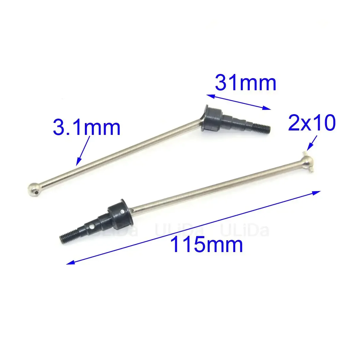 2Pcs Harden Steel Front CVD Drive Shaft #11216 for HOBAO 11216 Hyper 10SC/Hyper MINI ST TT-- Toy Bracket
2Pcs Harden Steel Front CVD Drive Shaft #11216 for HOBAO 11216 Hyper 10SC/Hyper MINI ST TT-- Toy Bracket