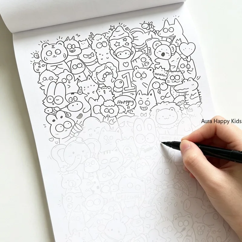 One Decompression Fun Copying Colored Graffiti Drawing Book 24 Different Patterns Suitable for Artistic Creation or As Art Gifts
One Decompression Fun Copying Colored Graffiti Drawing Book 24 Different Patterns Suitable for Artistic Creation or As Art Gifts