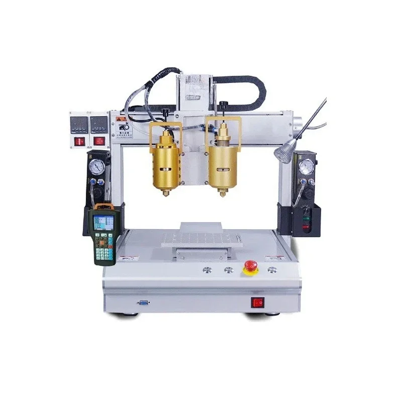 Automatic dispensing machine Double station hot melt adhesive Three axis screw pump
Automatic dispensing machine Double station hot melt adhesive Three axis screw pump