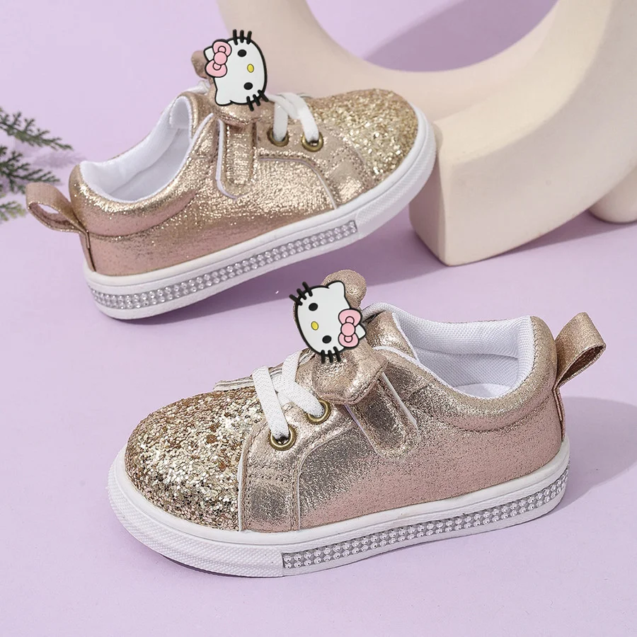 Sanrio Hello Kitty children sequined sneakers Non-slip casual shoes girl baby spring new sports shoes
Sanrio Hello Kitty children sequined sneakers Non-slip casual shoes girl baby spring new sports shoes