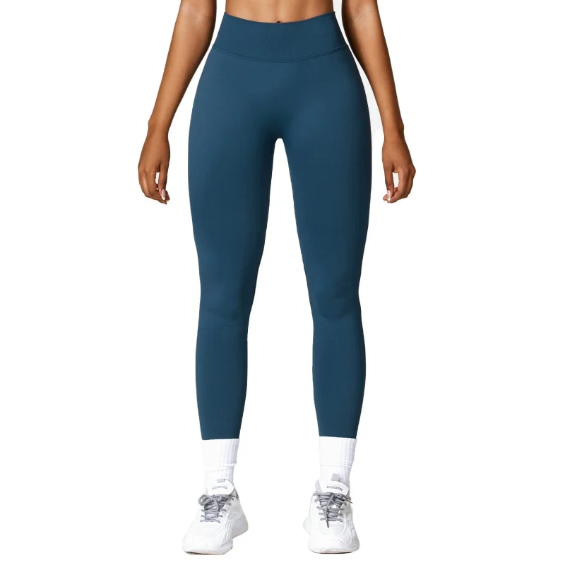 High Waist Hip Lift Fitness Pants Women's Running Tight Seamless Yoga Pants Stretch Slim Fitted Waist Sports Pants7318
High Waist Hip Lift Fitness Pants Women's Running Tight Seamless Yoga Pants Stretch Slim Fitted Waist Sports Pants7318