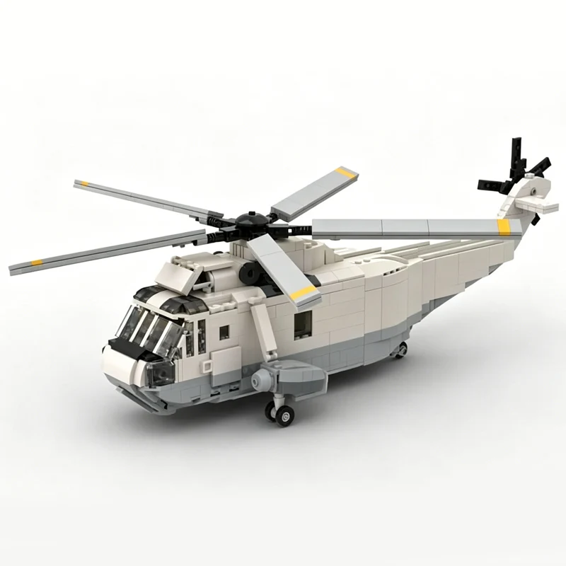 SH-3G Armed Helicopter Model MOC Building Bricks War Equipment Modular Technology Gifts Holiday Assemble Children Toys Suit
SH-3G Armed Helicopter Model MOC Building Bricks War Equipment Modular Technology Gifts Holiday Assemble Children Toys Suit