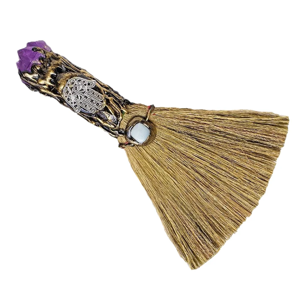 Small Witch Broom Halloween Natural Crystal Broom Witch Broomstick Decoration broom witch costume broom
Small Witch Broom Halloween Natural Crystal Broom Witch Broomstick Decoration broom witch costume broom
