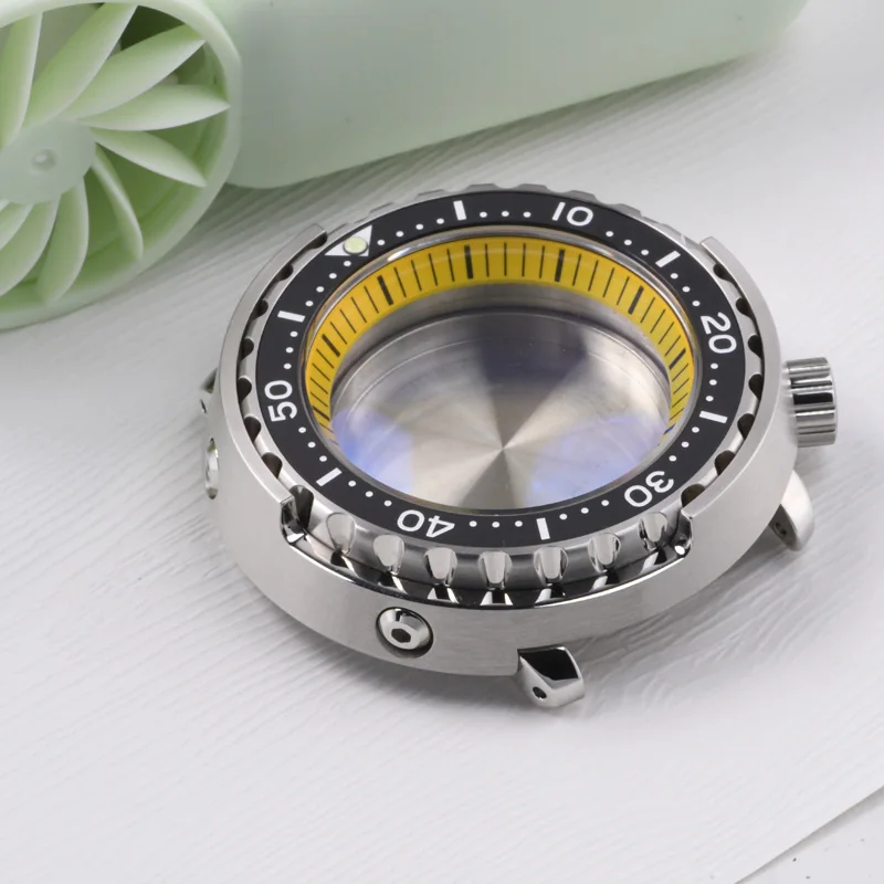 316L Steel Tuna Can Watch Case C3 Luminous Sapphire glass Diving watch case 200M Waterproof 29mm Dial For NH35 NH36 Movement mod
316L Steel Tuna Can Watch Case C3 Luminous Sapphire glass Diving watch case 200M Waterproof 29mm Dial For NH35 NH36 Movement mod