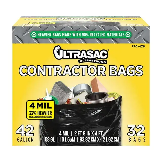 Ultrasac Contractor Bolsas UL 4MIL Resistentes 42 галлона Negro Garaje Industrial, духи sin, 32 Bolsas
Ultrasac Contractor Bolsas UL 4MIL Resistentes 42 галлона Negro Garaje Industrial, духи sin, 32 Bolsas
