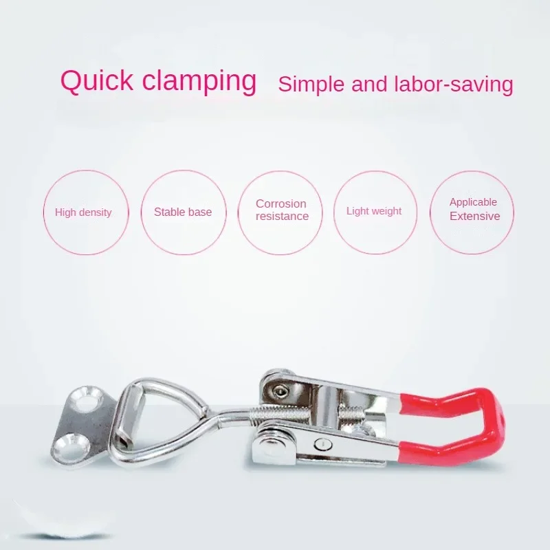 2pcs Quick Fixture Adjustable Elastic Wooden Box Buckle Equipment Buckle Lock Tool Box Buckle
2pcs Quick Fixture Adjustable Elastic Wooden Box Buckle Equipment Buckle Lock Tool Box Buckle