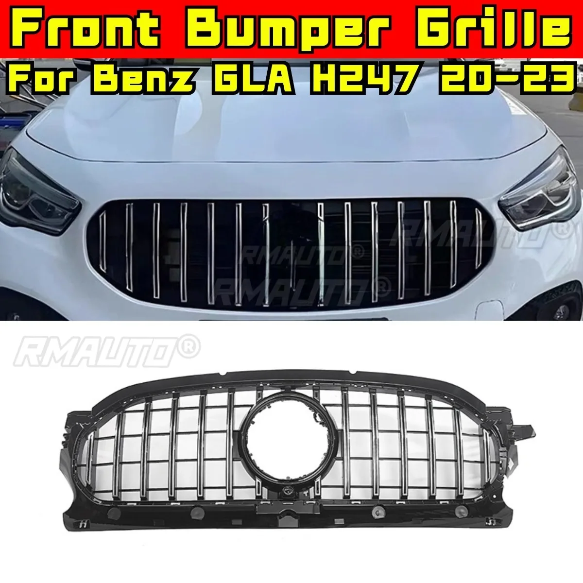 Car Bumper Grill Decorative Strips Racing Grille Body Kit Front Bumper Grill For Mercedes Benz GLA H247 2020-2023 Accessories
Car Bumper Grill Decorative Strips Racing Grille Body Kit Front Bumper Grill For Mercedes Benz GLA H247 2020-2023 Accessories