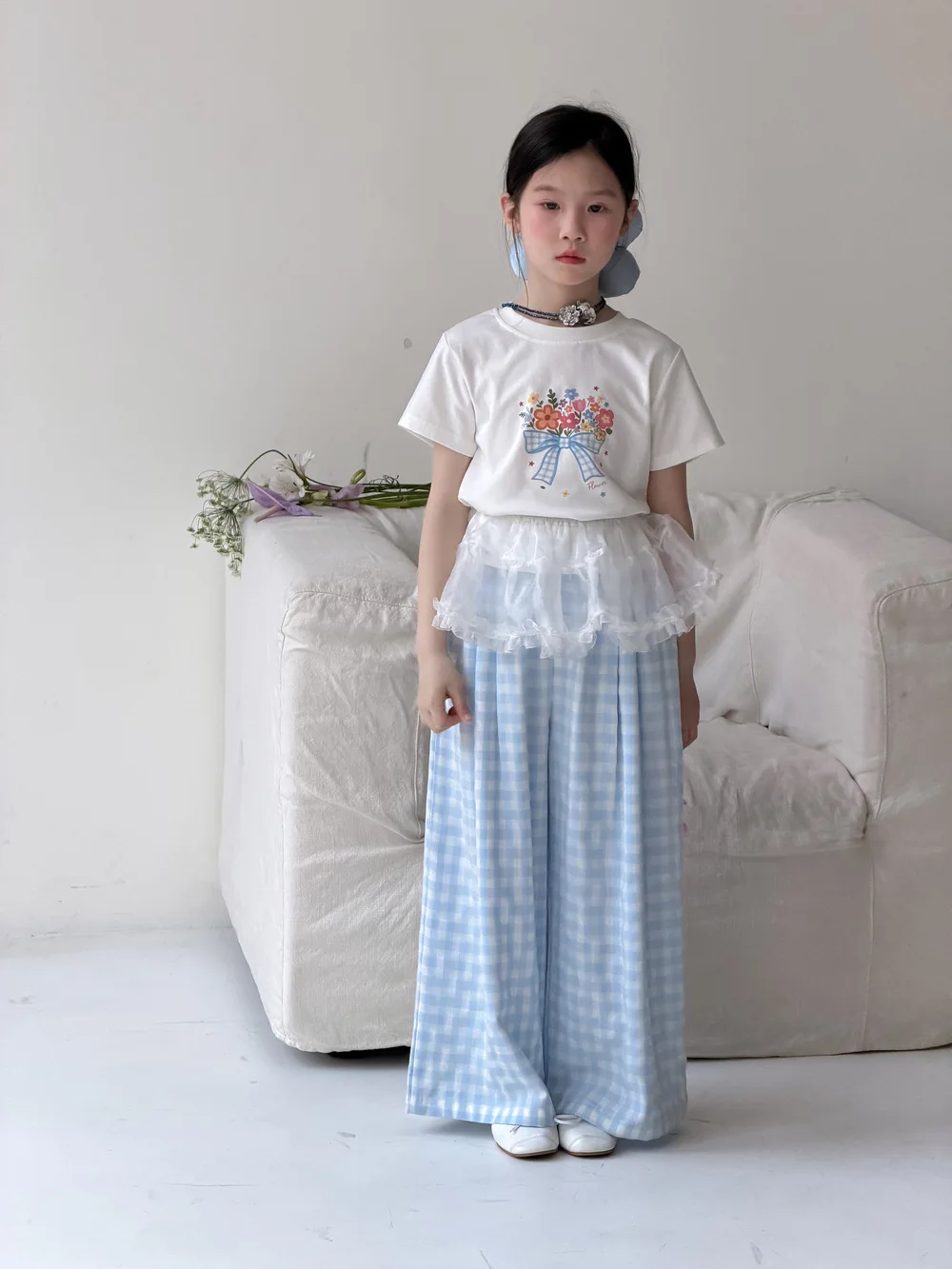 Children's Pants 2026 Summer Girls' Korean Casual Checkered Pants Children's Loose Straight Leg Pants
Children's Pants 2026 Summer Girls' Korean Casual Checkered Pants Children's Loose Straight Leg Pants
