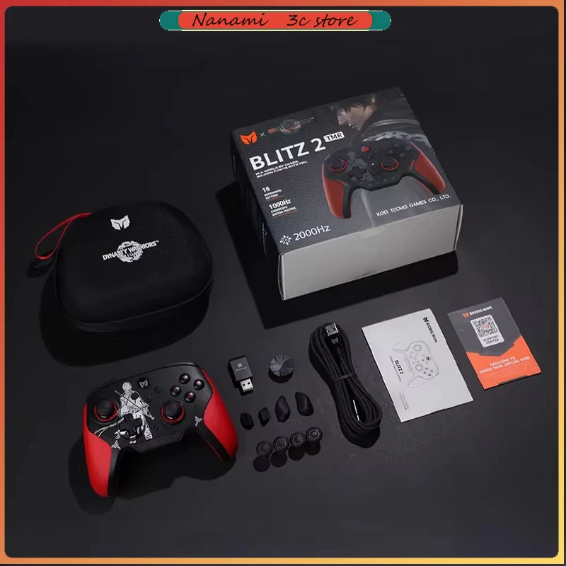 Беспроводной игровой контроллер BIGBIGWON Blitz 2 TMR, геймпад 2000 Гц, 1000 мАч, Bluetooth, Star Flash для NS, ПК, Steam, игр PUBG, APEX.
Беспроводной игровой контроллер BIGBIGWON Blitz 2 TMR, геймпад 2000 Гц, 1000 мАч, Bluetooth, Star Flash для NS, ПК, Steam, игр PUBG, APEX.