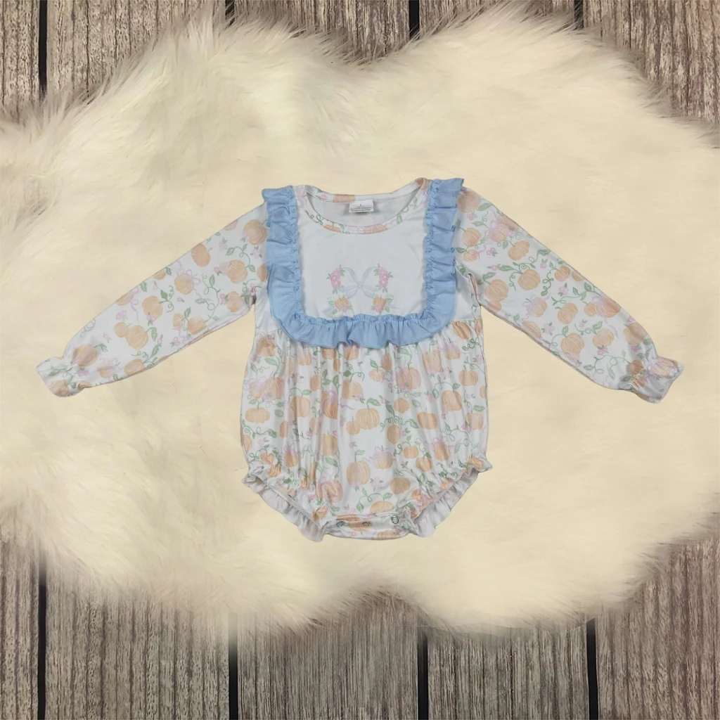 Baby Girl Long Sleeve Toddler Thanksgiving Autumn Ruffle Jumpsuit Children Pumpkins Bows Romper Newborn Coverall Fall Bodysuit
Baby Girl Long Sleeve Toddler Thanksgiving Autumn Ruffle Jumpsuit Children Pumpkins Bows Romper Newborn Coverall Fall Bodysuit