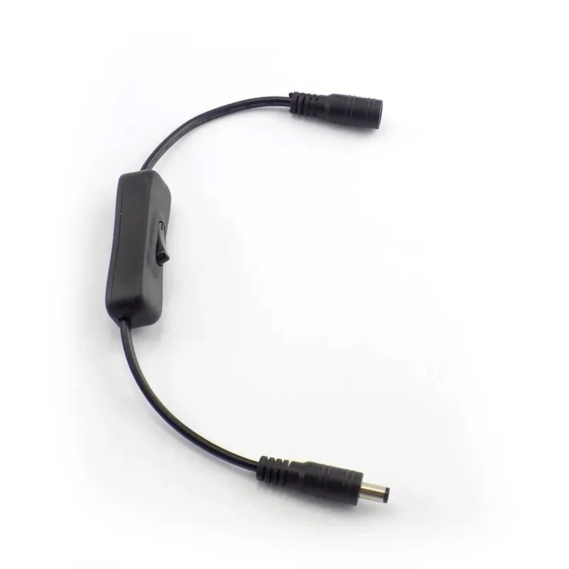 3PCS DC Power Cable with On/Off Switch Male to Female Connector 5.5X2.1mm Control Line 30cm Length
3PCS DC Power Cable with On/Off Switch Male to Female Connector 5.5X2.1mm Control Line 30cm Length