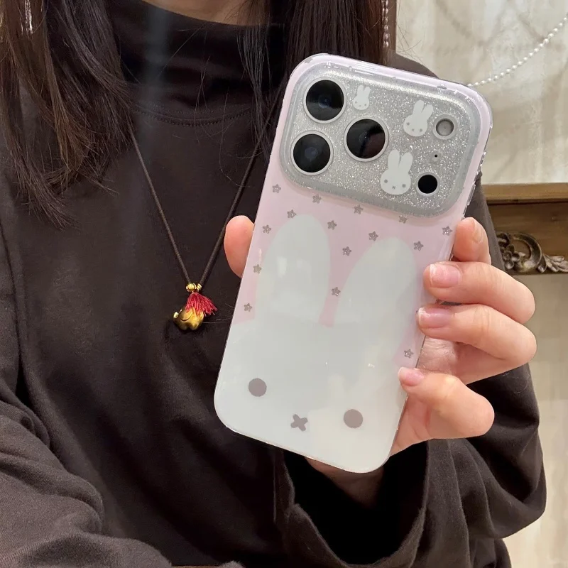 Korean Pink Cute Star Rabbit Phone Case For iPhone 17 Pro 14 15 16 Pro Max Cover with Chain Strap Shockproof Cartoon Cases For G
Korean Pink Cute Star Rabbit Phone Case For iPhone 17 Pro 14 15 16 Pro Max Cover with Chain Strap Shockproof Cartoon Cases For G