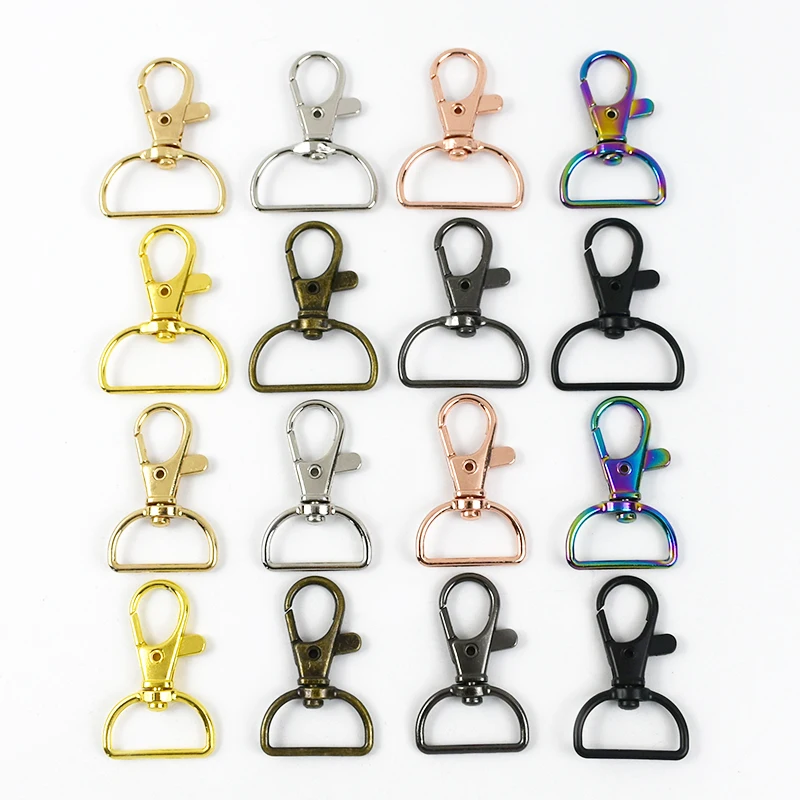 10-100P 20/25mm Swivel Clasp Metal Lobster Buckle Bag Strap Rotary Snap KeyChain Carabiner Hook Trigger Closure Clip Dog Collar
10-100P 20/25mm Swivel Clasp Metal Lobster Buckle Bag Strap Rotary Snap KeyChain Carabiner Hook Trigger Closure Clip Dog Collar