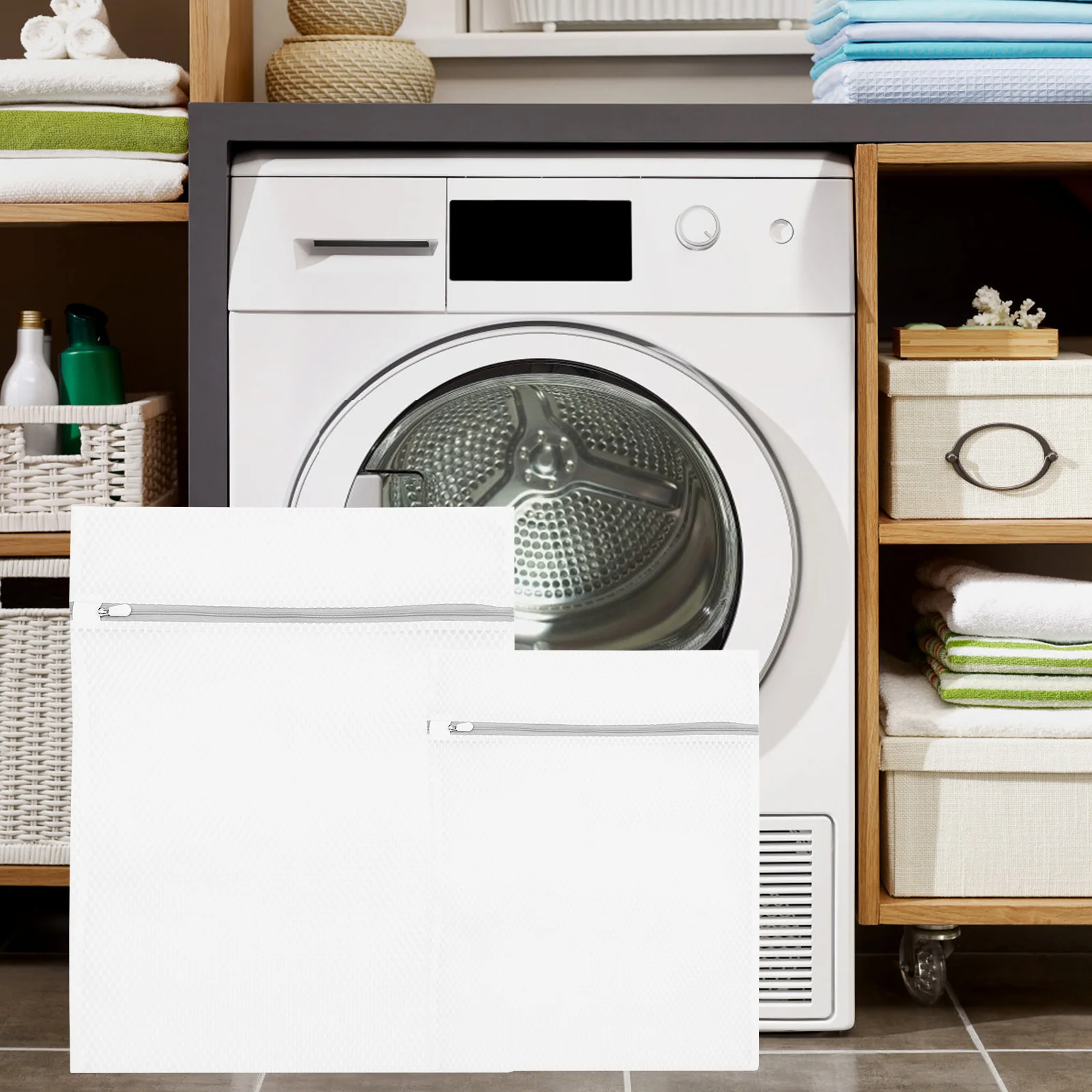 3Pcs Zipper Laundry Bags Honeycomb Mesh Protect Delicate Garments Wash Machine Dryer Travel Pouch Laundry Bag Washing Bag
3Pcs Zipper Laundry Bags Honeycomb Mesh Protect Delicate Garments Wash Machine Dryer Travel Pouch Laundry Bag Washing Bag