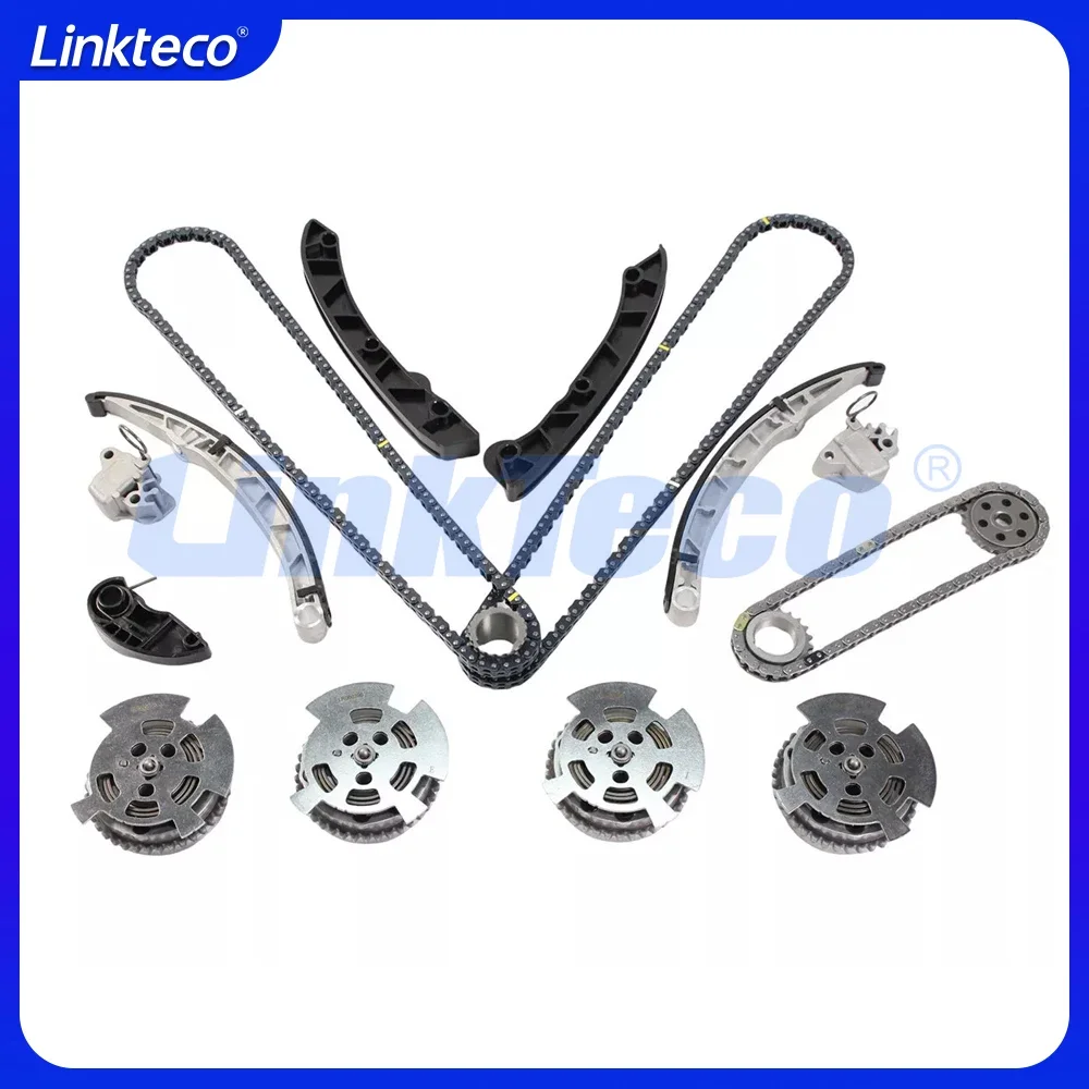 Комплект цепи ГРМ с распредвалом VVT для Jaguar XE XF F-Pace Land Rover Discovery Range Rover Sport 3.0L 5.0L (2013-2023)
Комплект цепи ГРМ с распредвалом VVT для Jaguar XE XF F-Pace Land Rover Discovery Range Rover Sport 3.0L 5.0L (2013-2023)