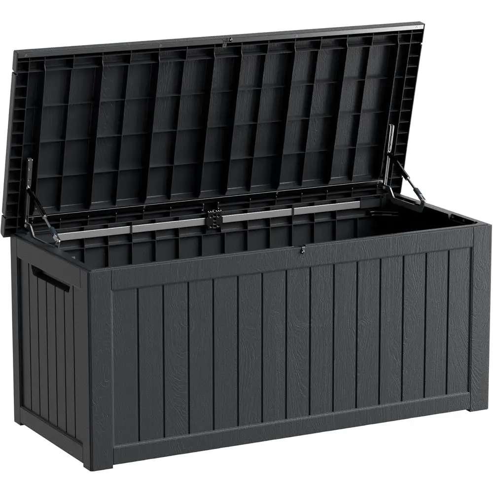 270 Gallon Resin Outdoor Storage Box, Lockable, Waterproof & Weather-Resistant for Deck, Patio, Garden, and Pool Accessories
270 Gallon Resin Outdoor Storage Box, Lockable, Waterproof & Weather-Resistant for Deck, Patio, Garden, and Pool Accessories