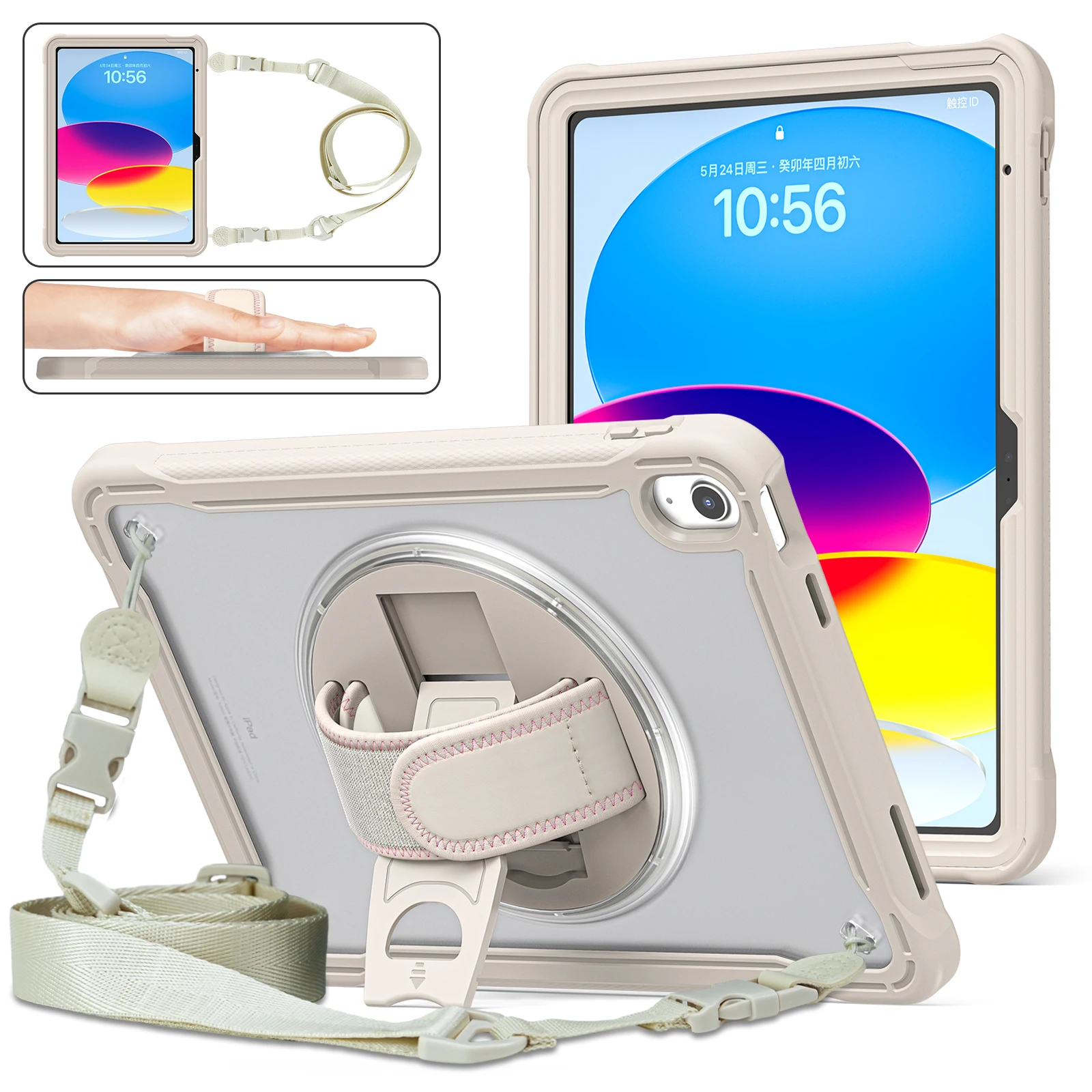 360 Rotating Stand Case For ipad 11th Gen 11" 2025 10 2022 10th Generation Tablet Cover for ipad 10th 2022 Protect Cover
360 Rotating Stand Case For ipad 11th Gen 11" 2025 10 2022 10th Generation Tablet Cover for ipad 10th 2022 Protect Cover