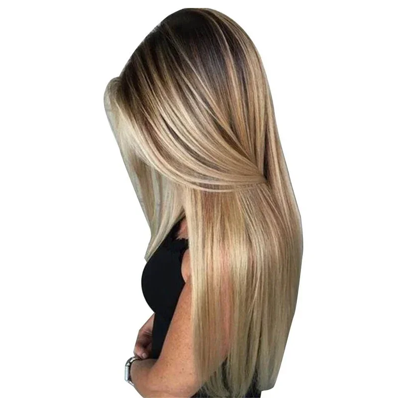 72cm Women Long Straight Wig With Hair Net Blonde Synthetic Hair Wigs Headgear For Daily Wear
72cm Women Long Straight Wig With Hair Net Blonde Synthetic Hair Wigs Headgear For Daily Wear