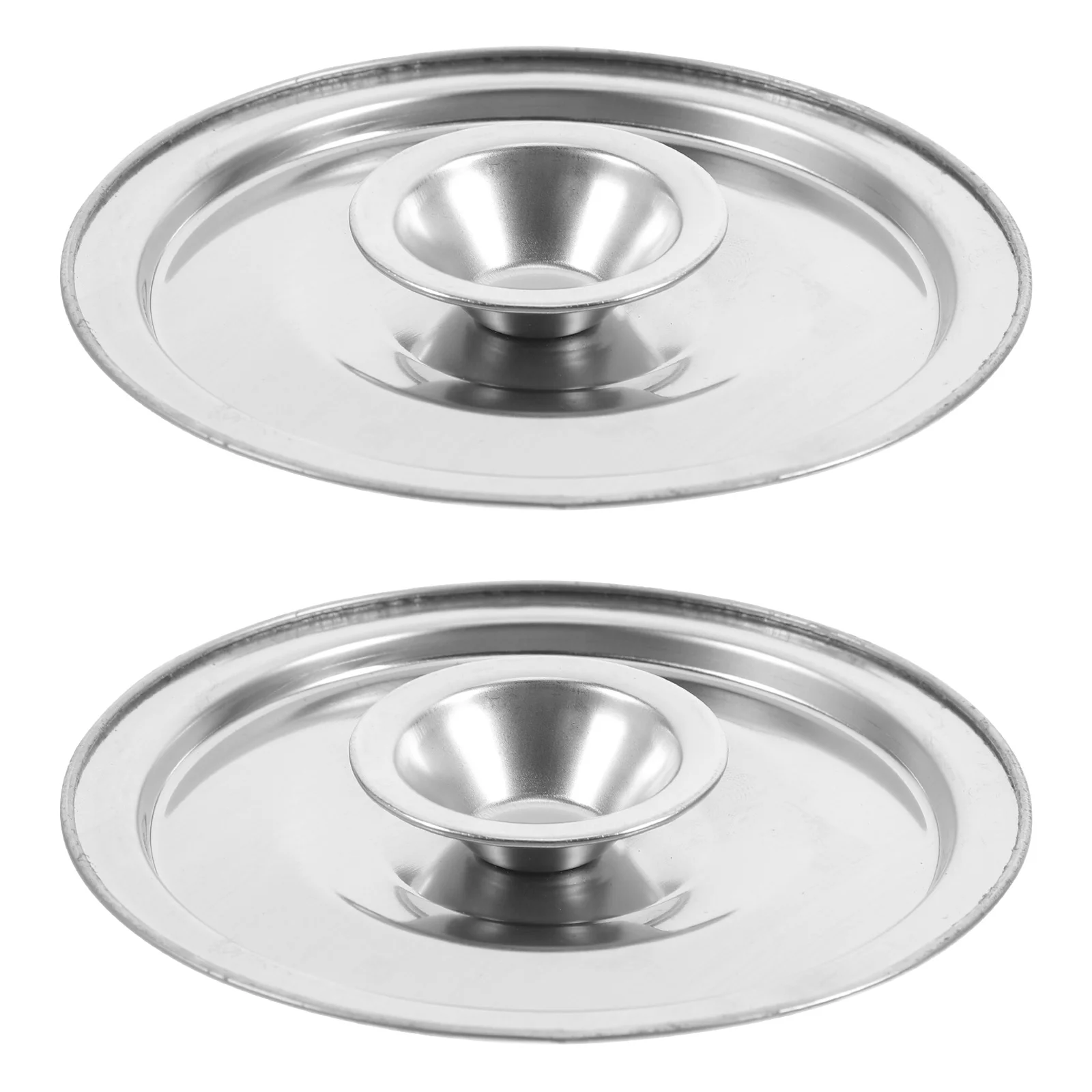 2 Pcs Stainless Steel Taste Cup Lid Metal Oil Pot Cover Lids for Seasoning Grease Container
2 Pcs Stainless Steel Taste Cup Lid Metal Oil Pot Cover Lids for Seasoning Grease Container