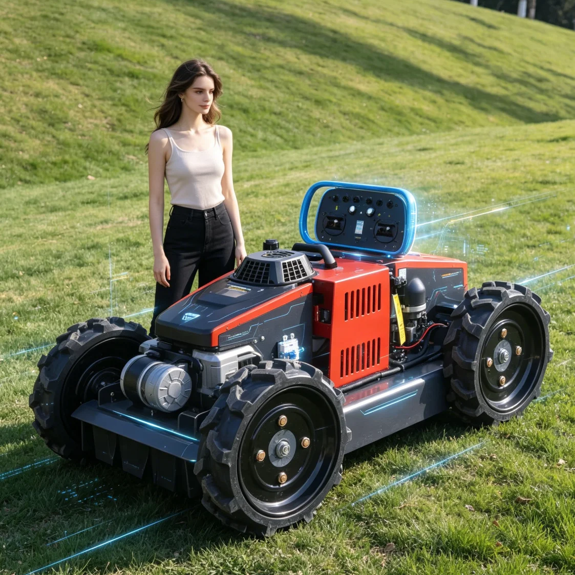 Customized Petrol Lawn Mower Remote Control Lightweight Compact Household Robot Easy Storage for Garden Care
Customized Petrol Lawn Mower Remote Control Lightweight Compact Household Robot Easy Storage for Garden Care