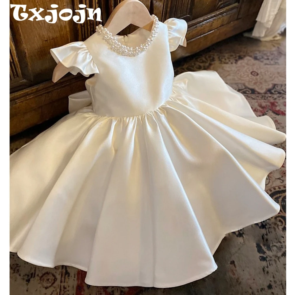 2026 New White Sparkly Pearls Kids Princess Gown For Piano Performance Elegant Simple Oneck Sleeveless Girls Dresses 80-160cm
2026 New White Sparkly Pearls Kids Princess Gown For Piano Performance Elegant Simple Oneck Sleeveless Girls Dresses 80-160cm