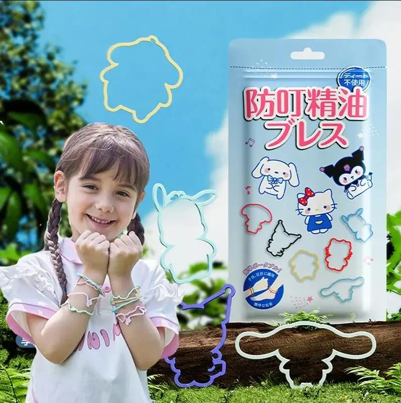 30pcs Sanrio Anti-mosquito Bracelet Kawaii Hello Kitty Cinnamoroll Outdoor Anti-bite Plant Essential Oil Ring Gift for Kids
30pcs Sanrio Anti-mosquito Bracelet Kawaii Hello Kitty Cinnamoroll Outdoor Anti-bite Plant Essential Oil Ring Gift for Kids