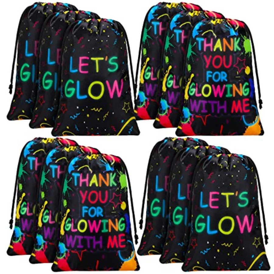 Pieces Let's Glow Drawstring Bags Bulk Glow in The Dark Party Supplies Favor Gift Bag Neon Pouch for Goodie Retro 80s 90s
Pieces Let's Glow Drawstring Bags Bulk Glow in The Dark Party Supplies Favor Gift Bag Neon Pouch for Goodie Retro 80s 90s