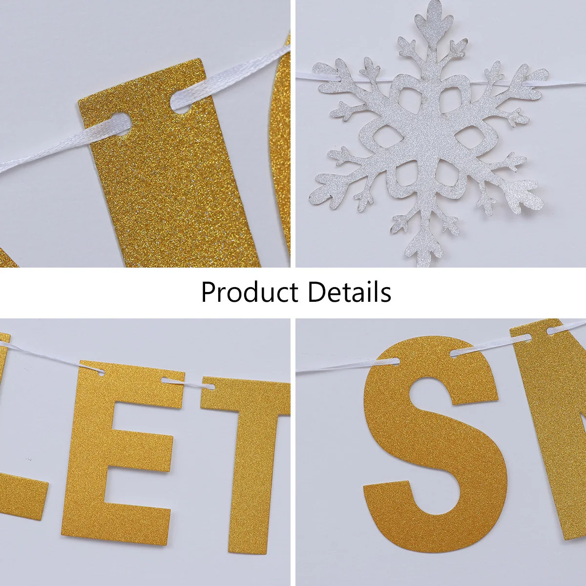 1Pcs Christmas Party Banner Let It Snow Paper String Flags Decorative Wall Hanging Backdrop Banner Party Flags
1Pcs Christmas Party Banner Let It Snow Paper String Flags Decorative Wall Hanging Backdrop Banner Party Flags