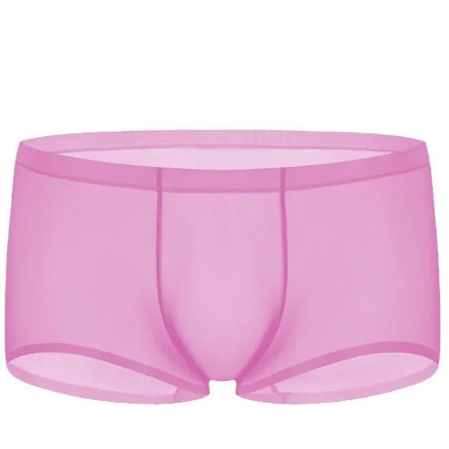 New product, transparent men's boxers, ice silk seamless fashion low-rise pants, couple boxers WXTLS-1005PJ
New product, transparent men's boxers, ice silk seamless fashion low-rise pants, couple boxers WXTLS-1005PJ