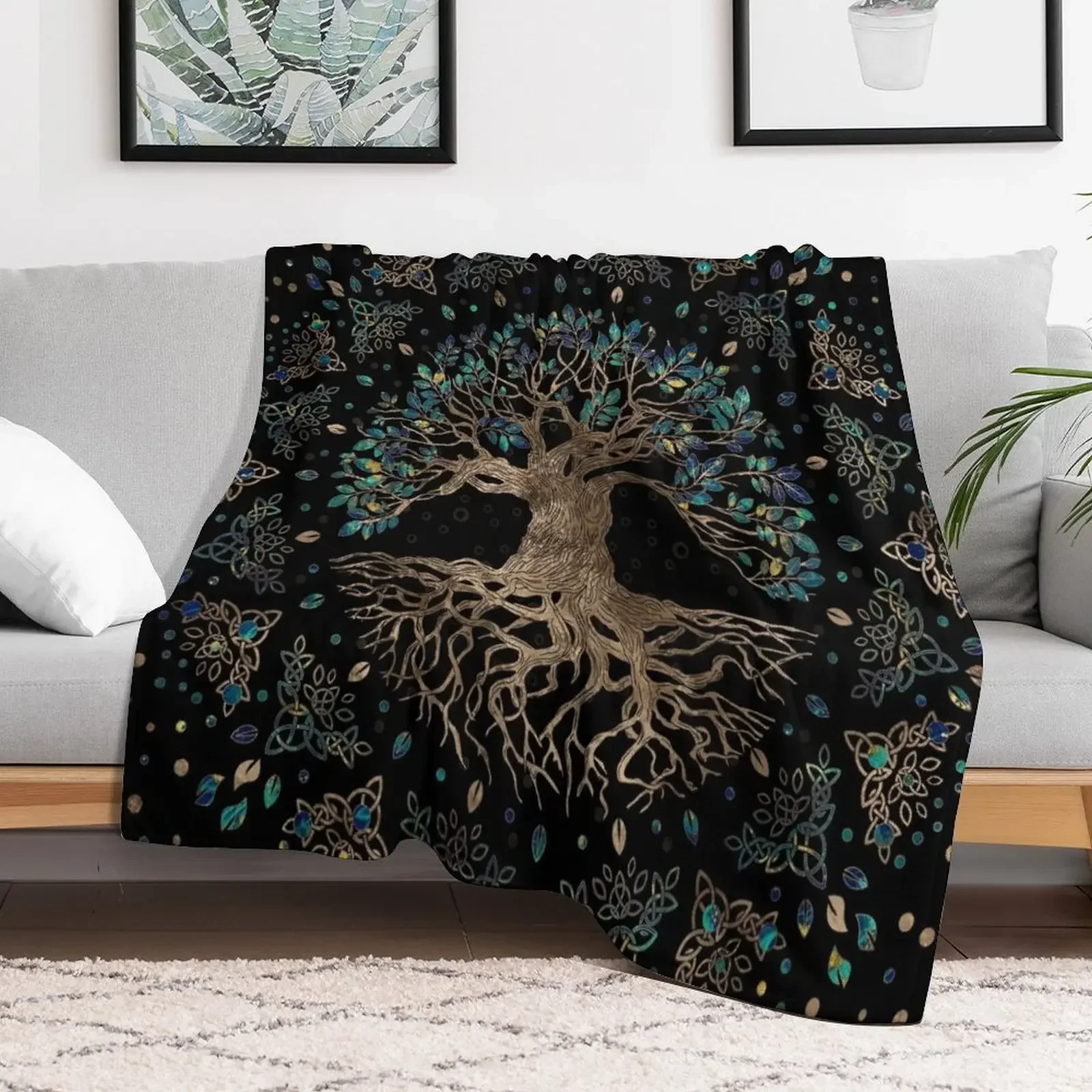 Tree of life -Yggdrasil Golden and Marble ornament Throw Blanket Softest Custom warm for winter Blankets
Tree of life -Yggdrasil Golden and Marble ornament Throw Blanket Softest Custom warm for winter Blankets