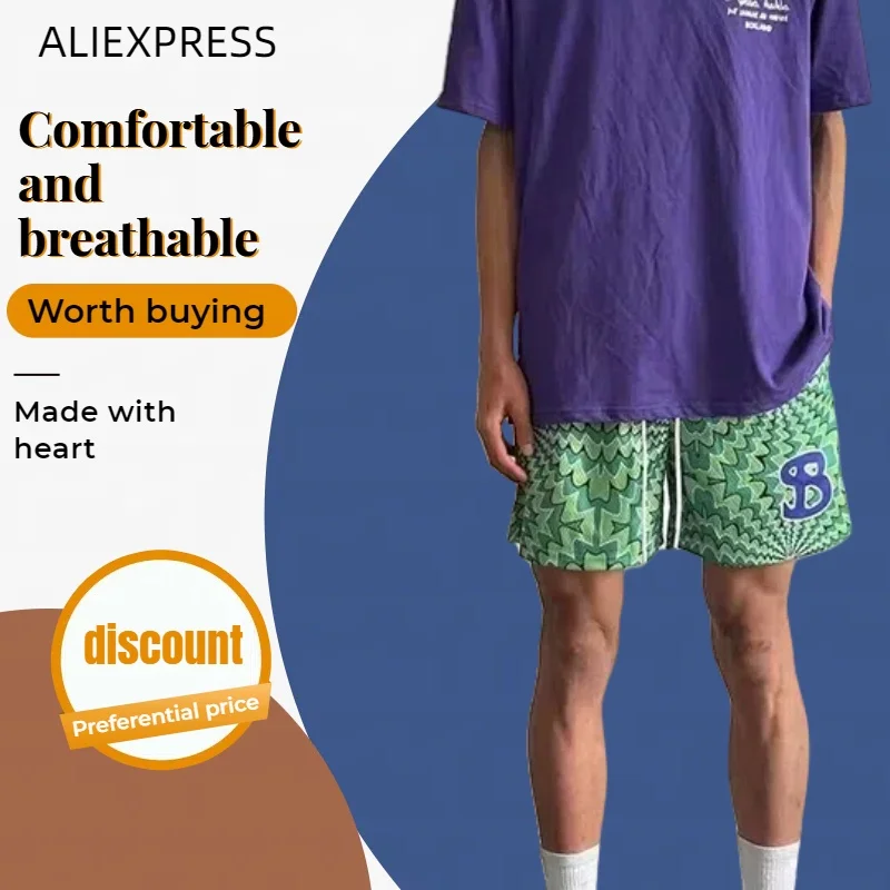 Summer American Trendy Brand Letter BKTSQD Casual Sports Shorts Loose Quick-drying Breathable Mesh Basketball Quarter Pants
Summer American Trendy Brand Letter BKTSQD Casual Sports Shorts Loose Quick-drying Breathable Mesh Basketball Quarter Pants