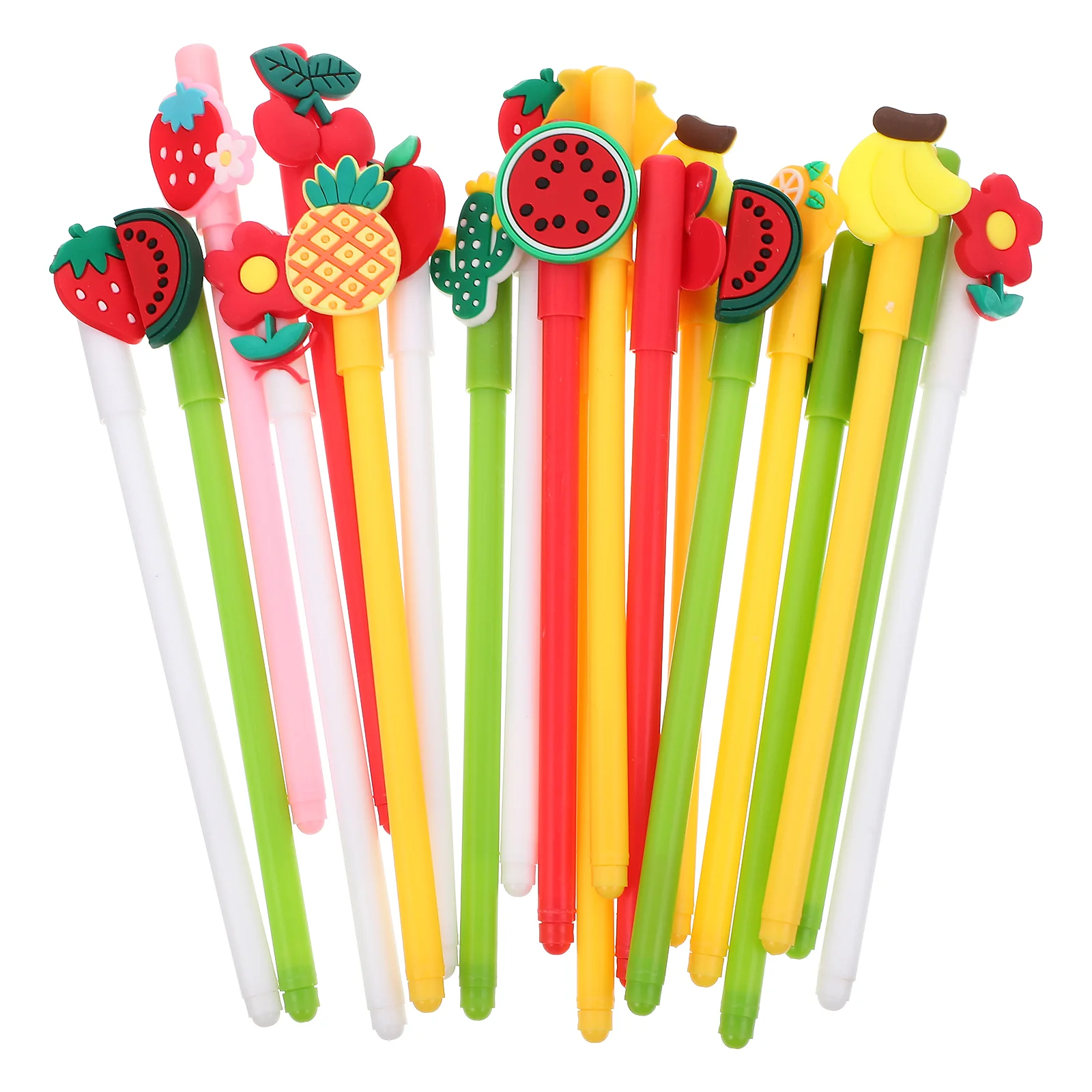 20 Pcs Kids Pen Fruit Gel Pens Writing Student Stationery Soft Rubber Students Office
20 Pcs Kids Pen Fruit Gel Pens Writing Student Stationery Soft Rubber Students Office