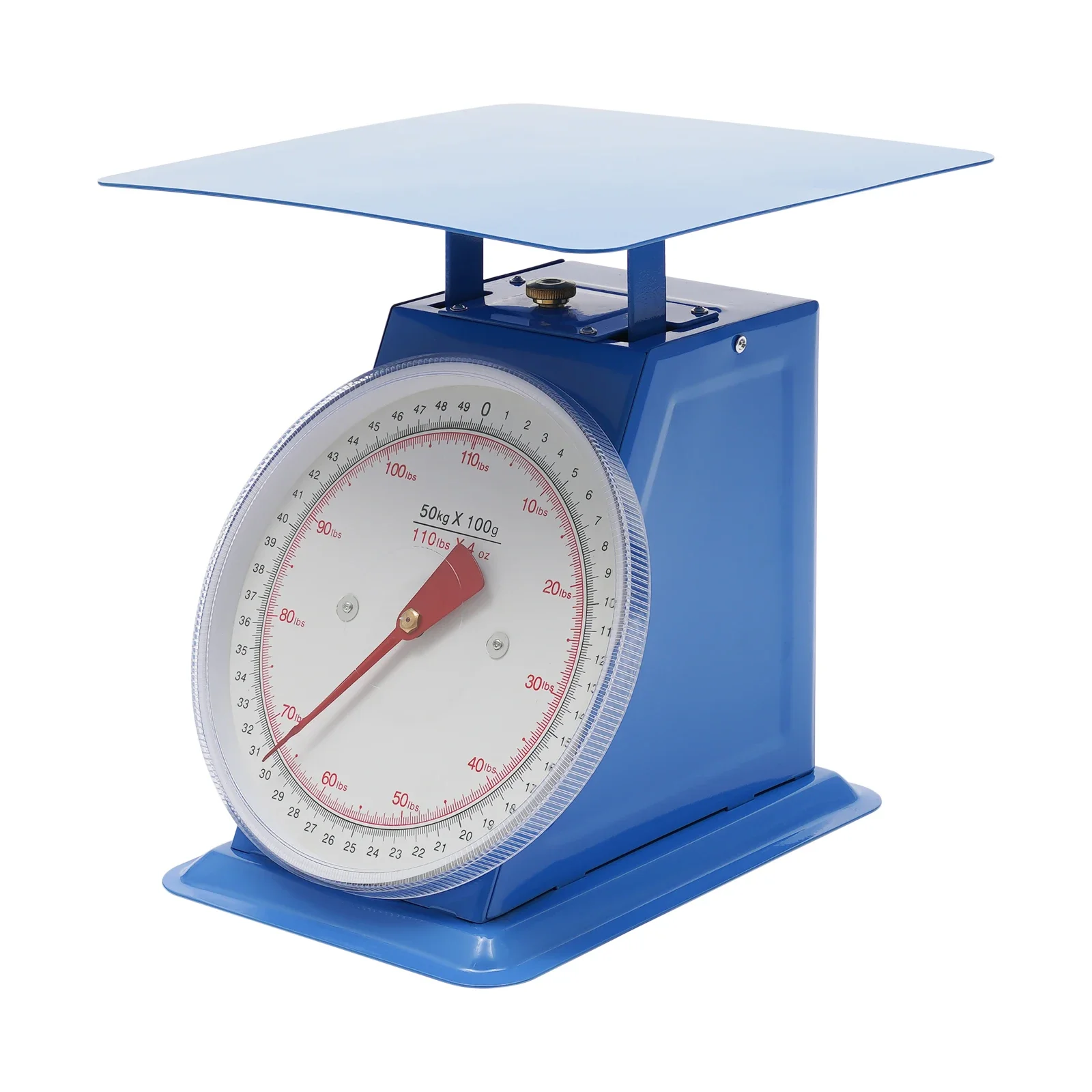 110-LBS Heavy Duty Portion-Control Mechanical Kitchen and Food Scale, Industrial Dial Scale, with Iron Platform for Supermarkets
110-LBS Heavy Duty Portion-Control Mechanical Kitchen and Food Scale, Industrial Dial Scale, with Iron Platform for Supermarkets