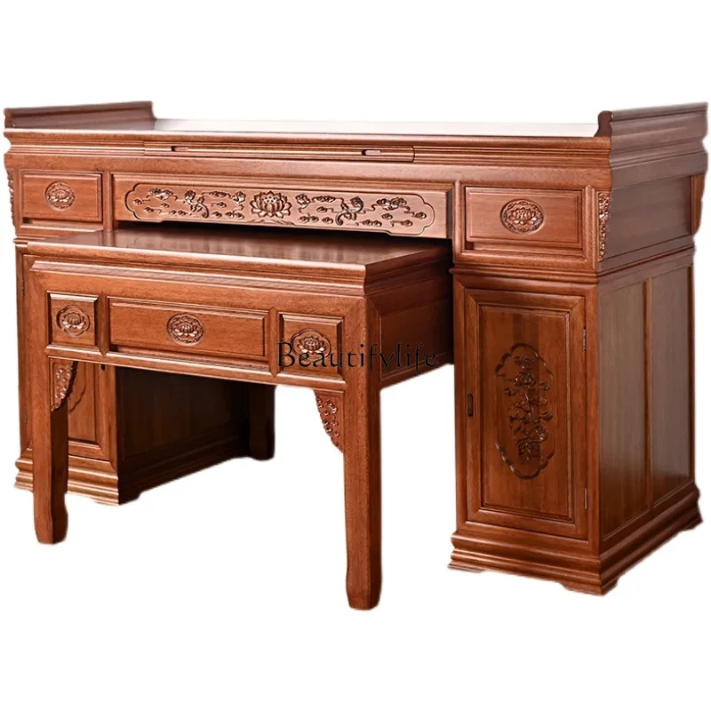 ld14 Red Sandalwood Solid Wood Altar New Chinese Style Altar Buddha Shrine Middle Hall Fragrance Desk a Long Narrow Table
ld14 Red Sandalwood Solid Wood Altar New Chinese Style Altar Buddha Shrine Middle Hall Fragrance Desk a Long Narrow Table